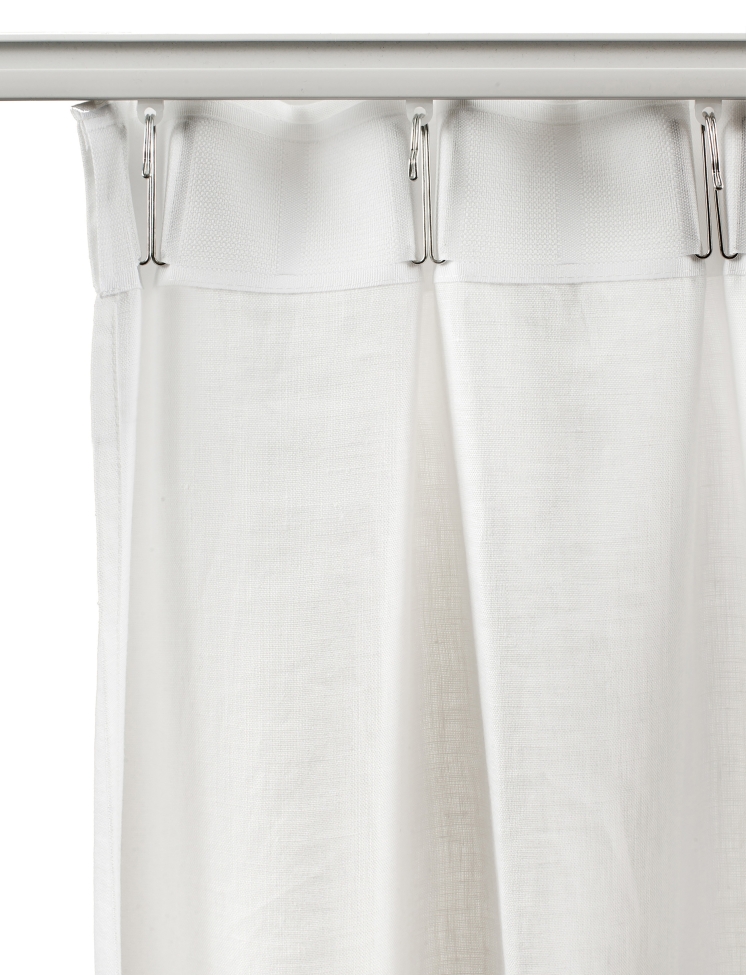 Függöny redőnycsíkkal 'Dalsland' 145x250 - Szürke