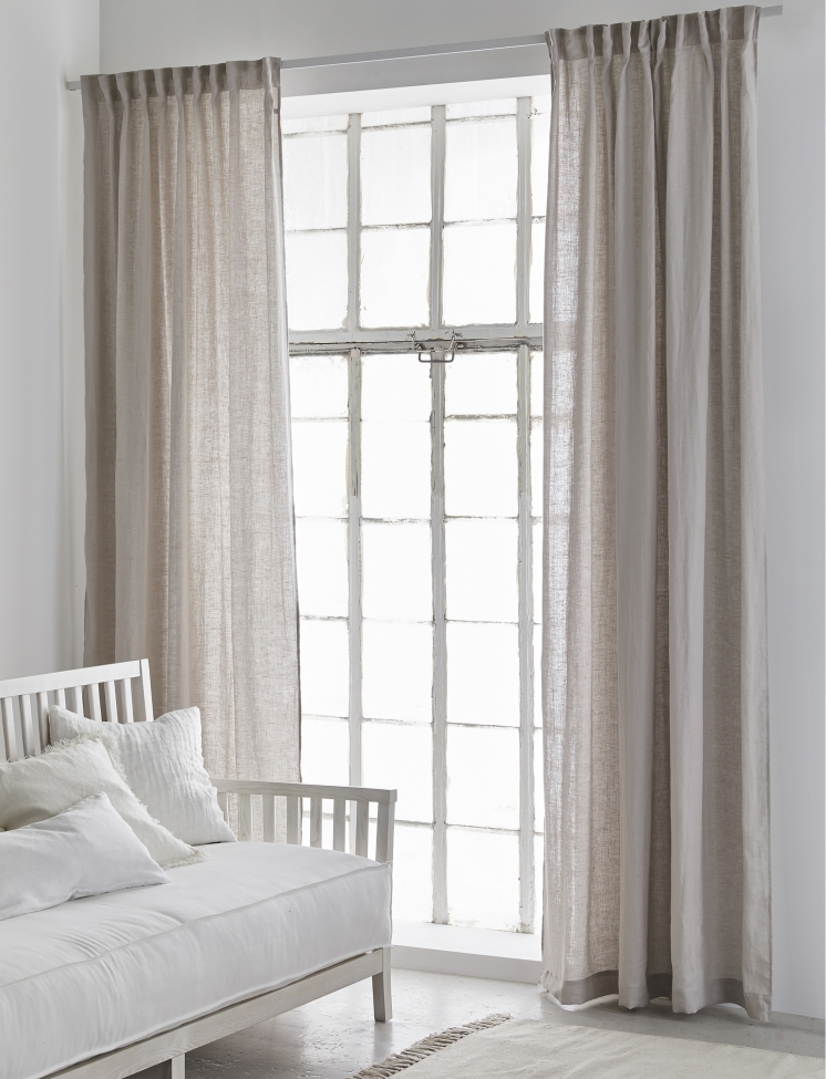 Függöny 'Sunshine' 140x250 - Világosszürke