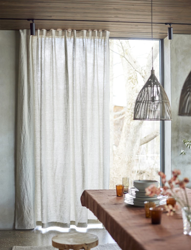 Függöny 'Sunrise' 140x290 - Természetes