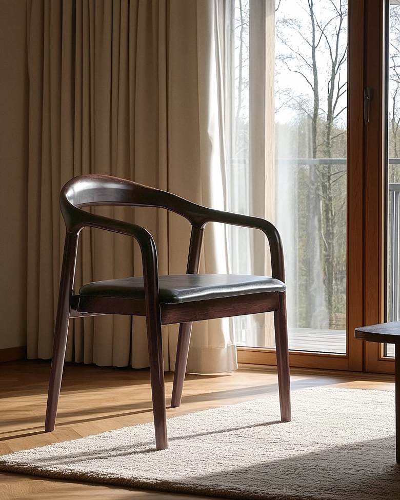 Karosszék 'Aspa' - Sötétbarna