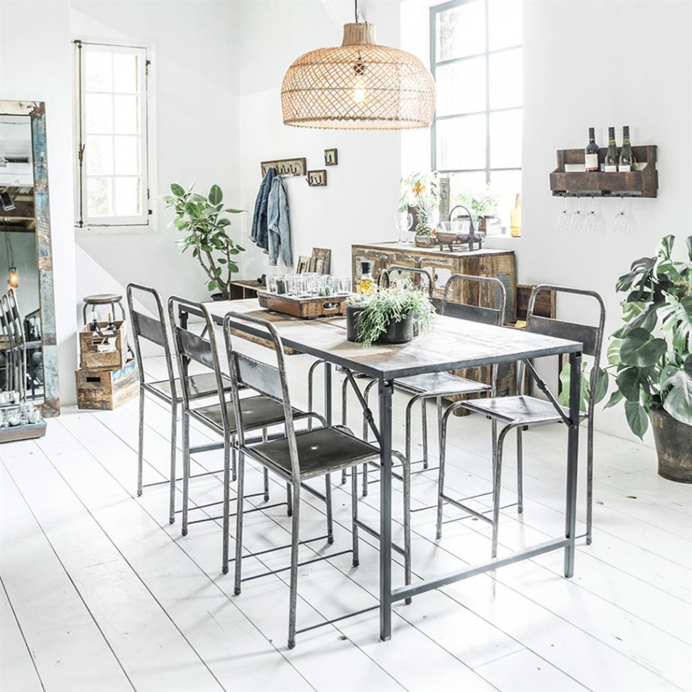 Mennyezeti lámpa 'Maze' L - Természetes