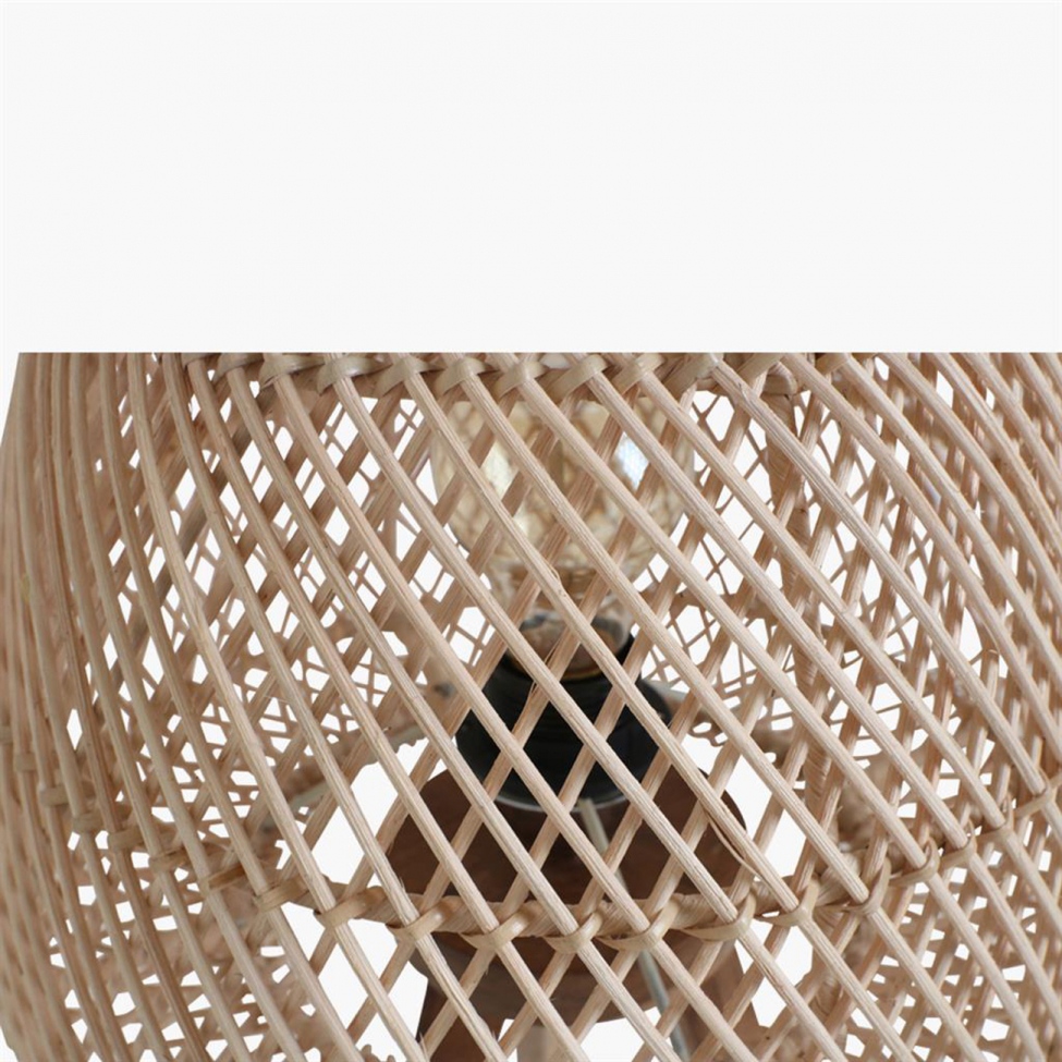 Asztali lámpa 'Maze' - Természetes