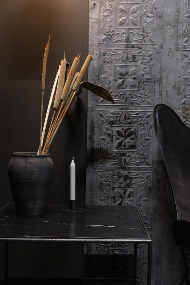 Kávézóasztal 'Jamie' - Vas/Fekete