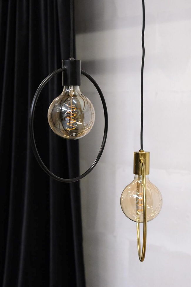 Csillár 'Oslo' - Fekete