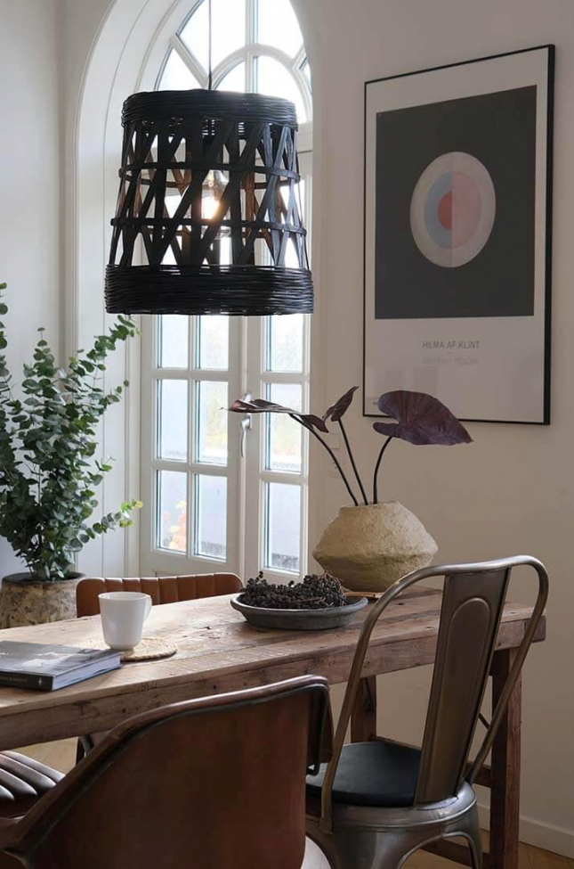 Csillár 'Tulda' - Fekete