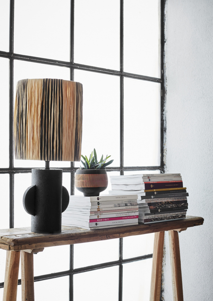 Tálalóasztal 'Recycled' - Természetes/újrahasznosított fa