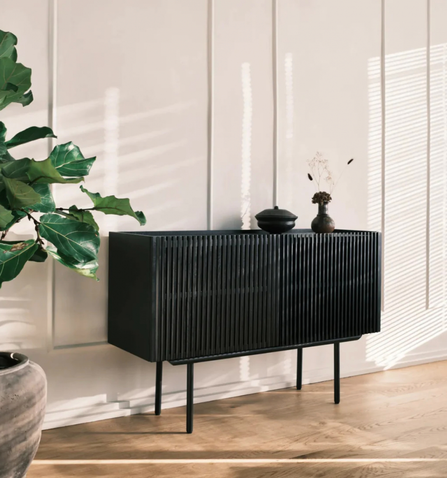 Oldalsó asztal 'Louvre' - Fekete