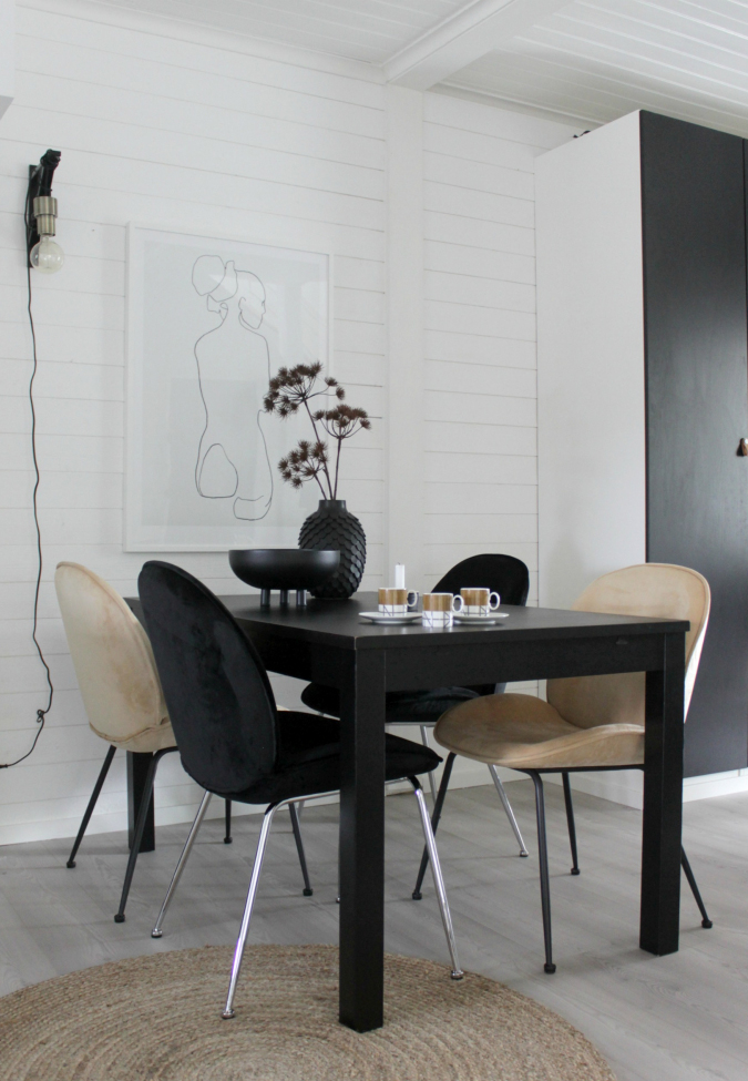 Szék 'Lux' - Fekete/Ezüst