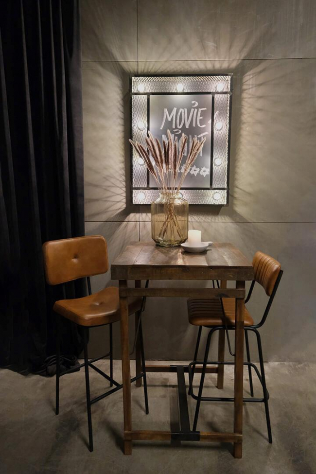 Caféasztal 'Calcutta' - Fa