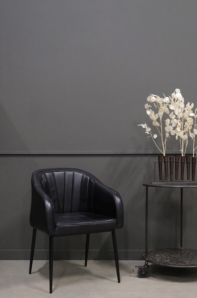 'Monaco' Kerek Oldalasztal 60cm - Platina