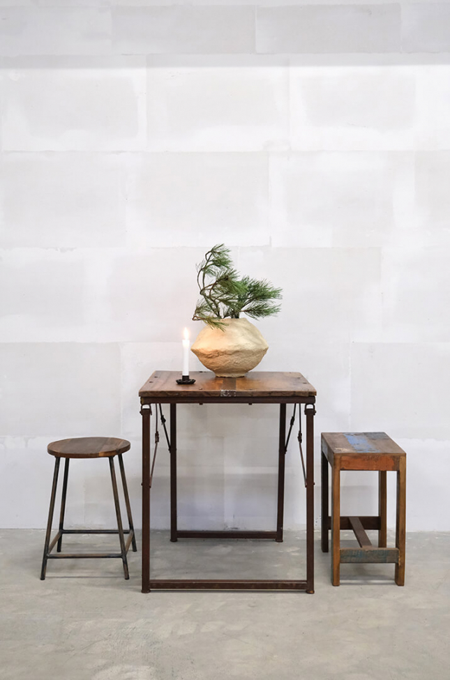 'Umut' Puff - Újrahasznosított fa