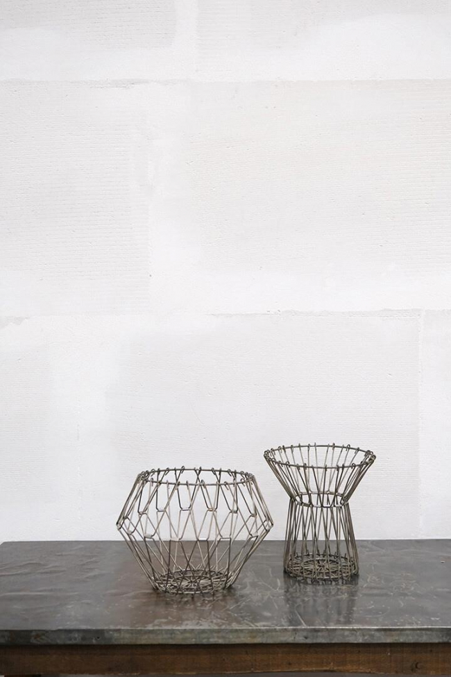 Többfunkciós drótkosár 'Script' - Vas