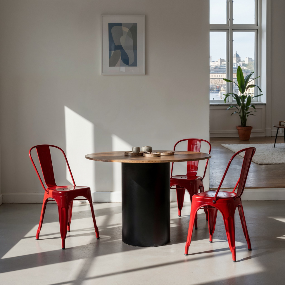 Montmartre szék - Piros lakk