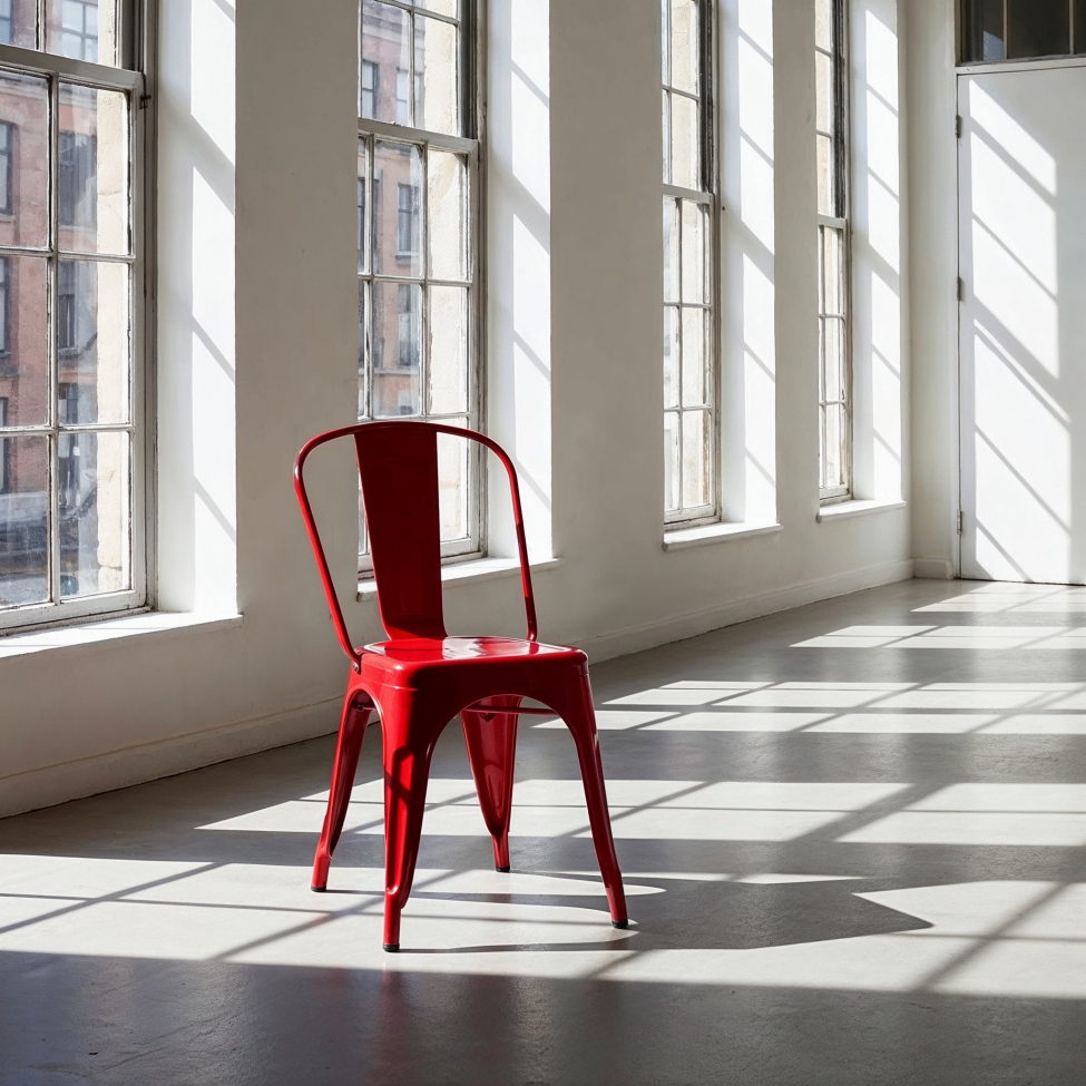 Montmartre szék - Piros lakk