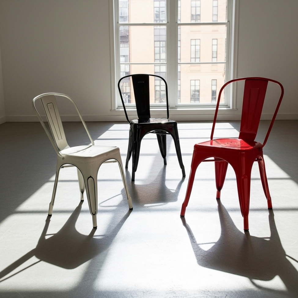 Montmartre sz&eacute;k - Vintage fekete/antik