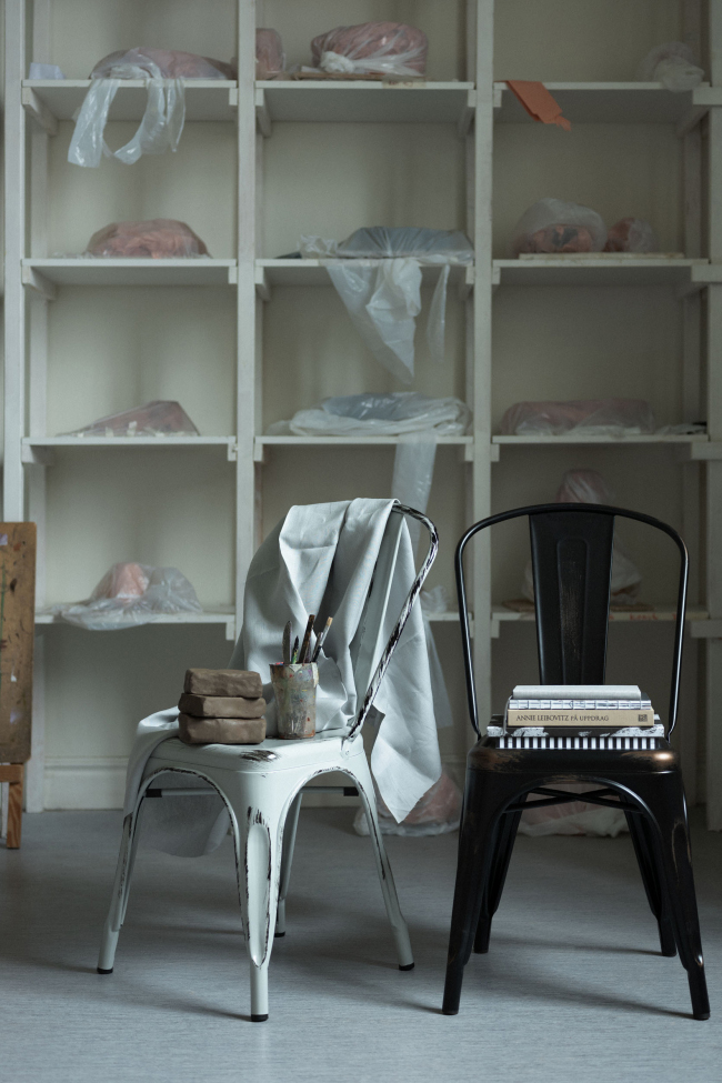 Montmartre szék - Vintage fekete