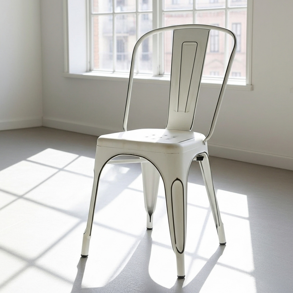 Montmartre sz&eacute;k - Vintage feh&eacute;r