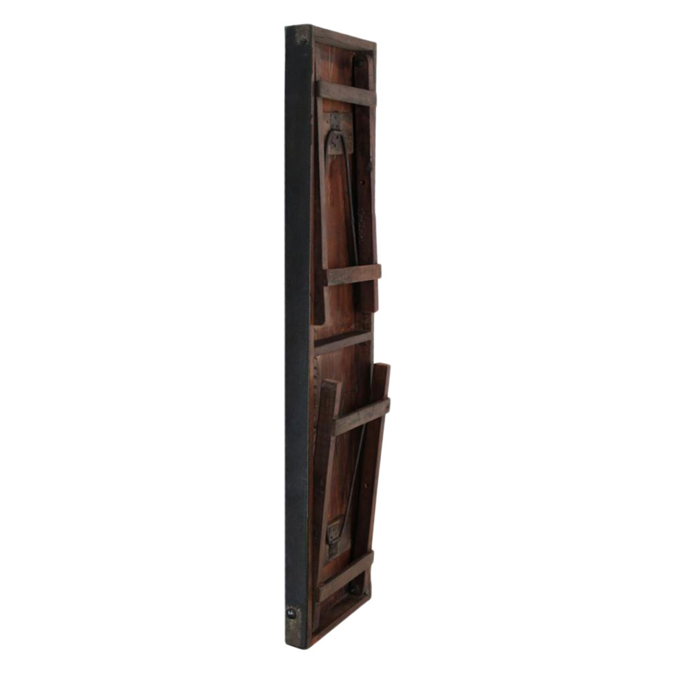 Oldalasztal Vintage 170x40cm - Fekete