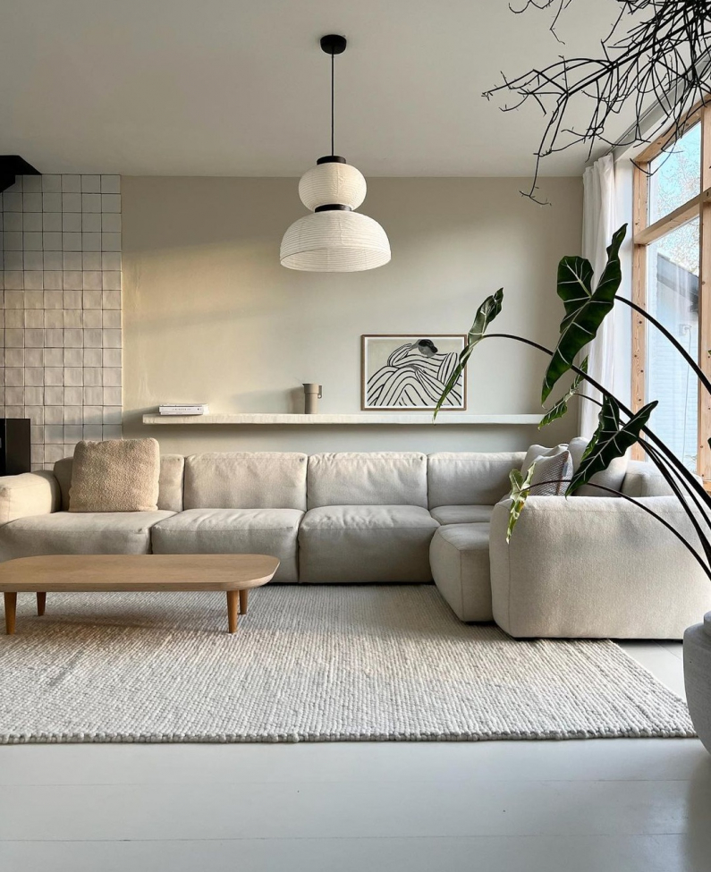 Gyapjú szőnyeg 'Avafors' 300x400cm - Bézs