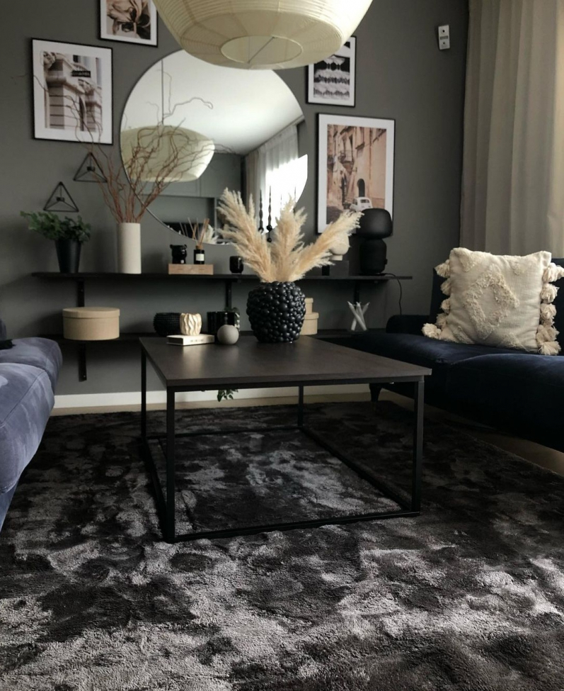 Szőnyeg 'Aranga Super Soft' 60x120cm - Antracit