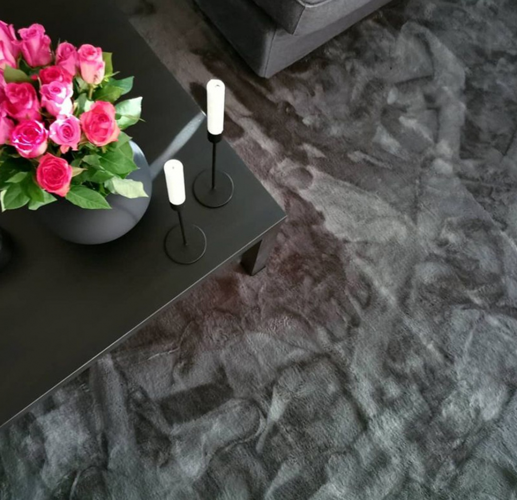 Szőnyeg 'Aranga Super Soft' 80x180cm - Antracit