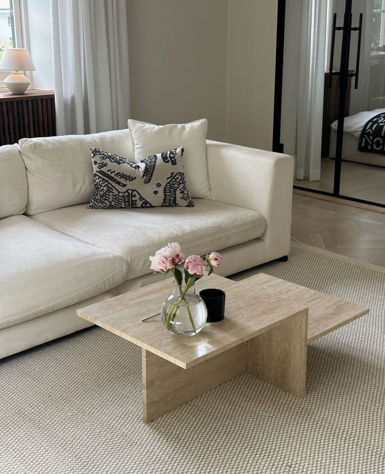 Gyapjú szőnyeg 'Coastal' 130x190cm - Krém