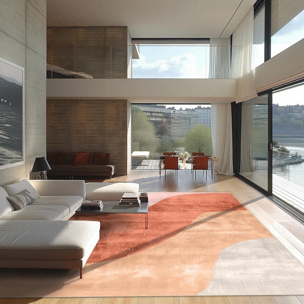 Wilton szőnyeg 'Barcelona' 240x340cm - Champagne/Narancs