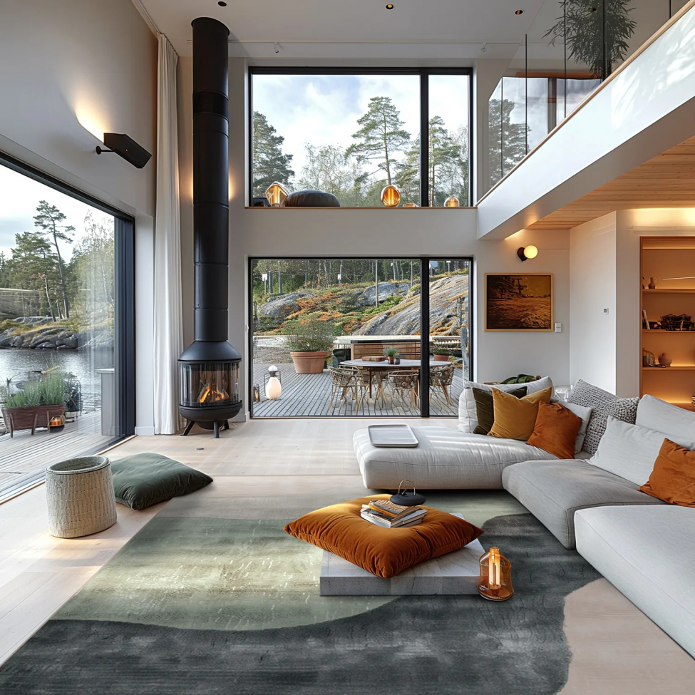 Wilton szőnyeg 'Barcelona' 160x230cm - Zöld