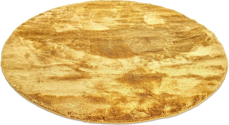 Kerek szőnyeg 'Aranga Super Soft' 200cm - Sárga