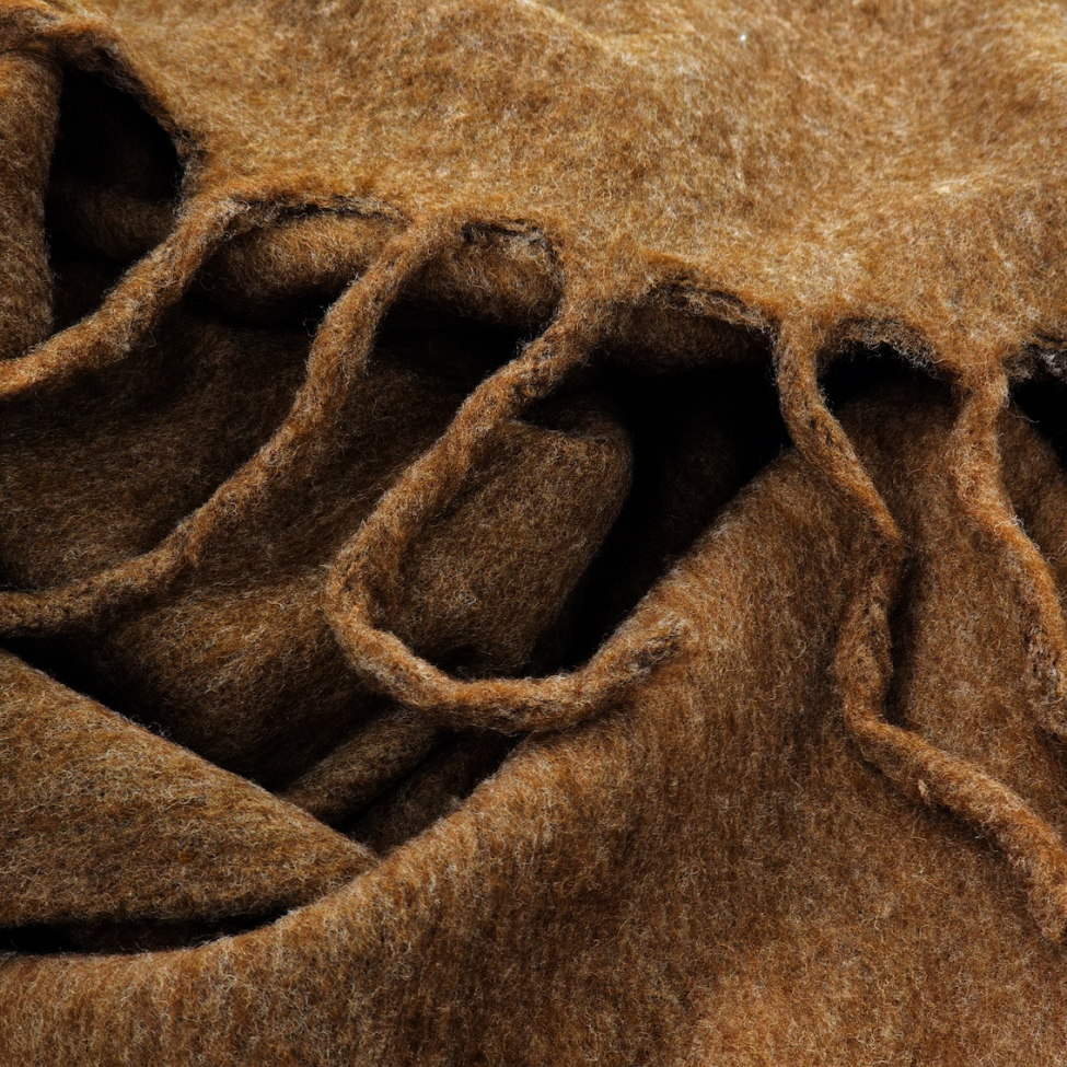 Kockás takaró 'Samantha' 130x170cm - Barna