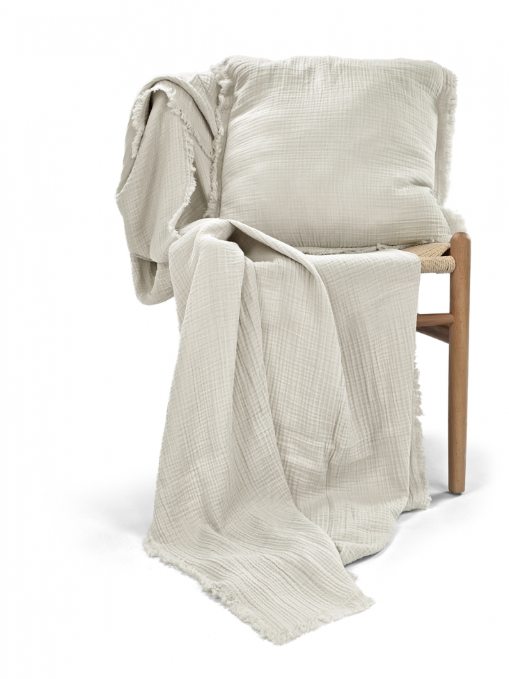 Párnahuzat 'Dorena' 45x45cm - Szürke