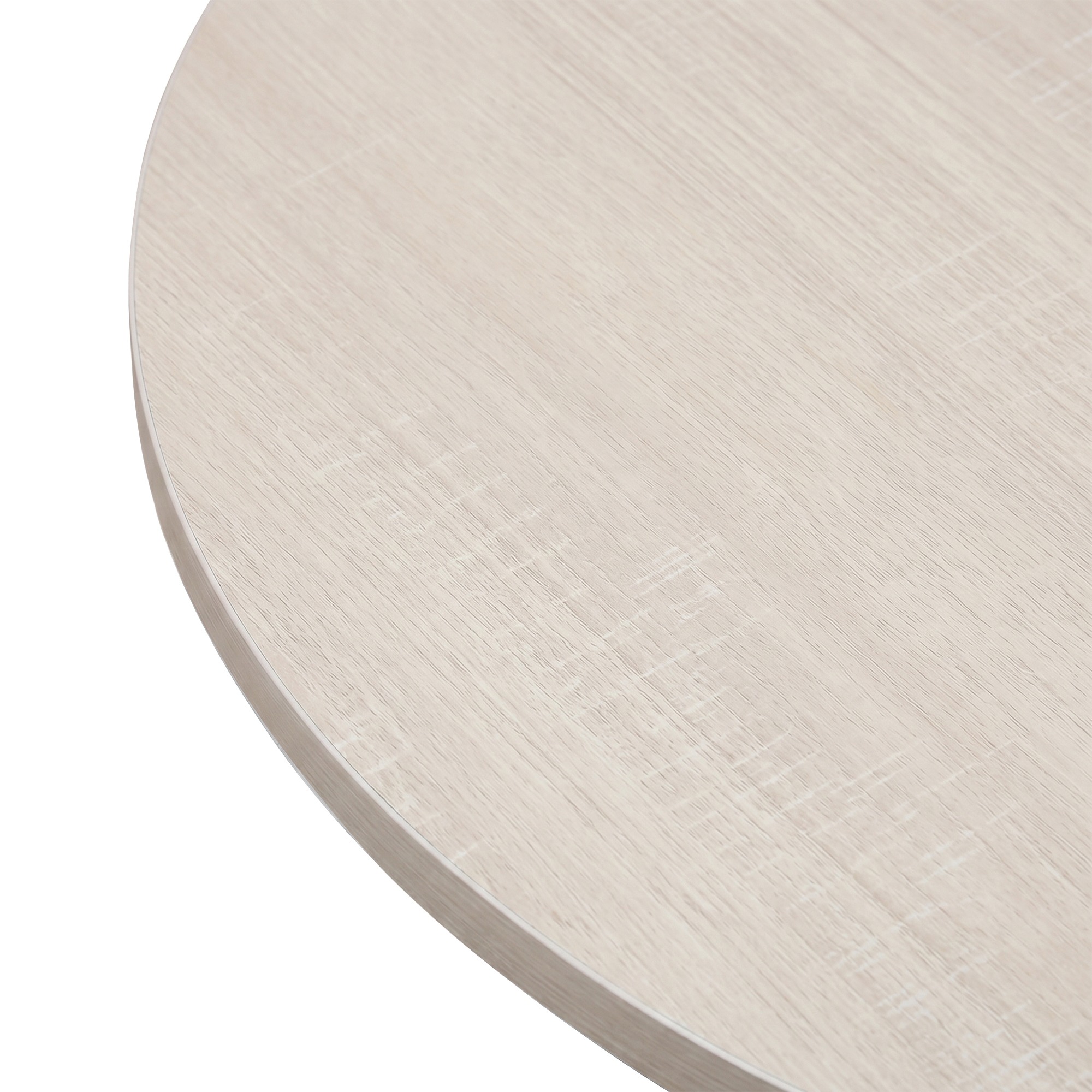 K&aacute;v&eacute;z&oacute;asztal 'Cr&eacute;me' Kerek 55 cm - Feh&eacute;r pigment&aacute;lt