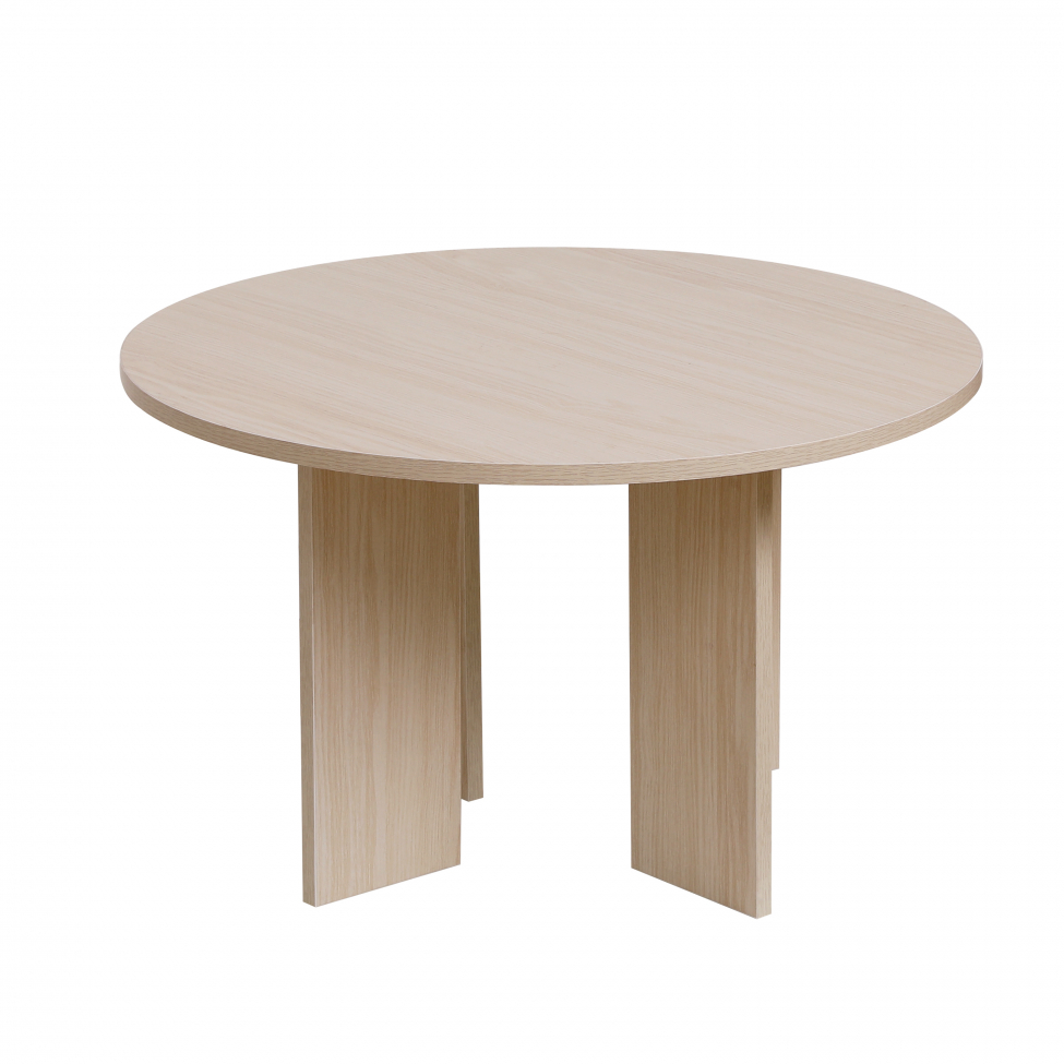 Kávézóasztal 'Créme' Kerek 75 cm - Természetes