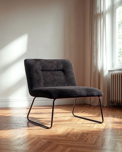 Fotel 'Chelsea' - Fekete/Teddy