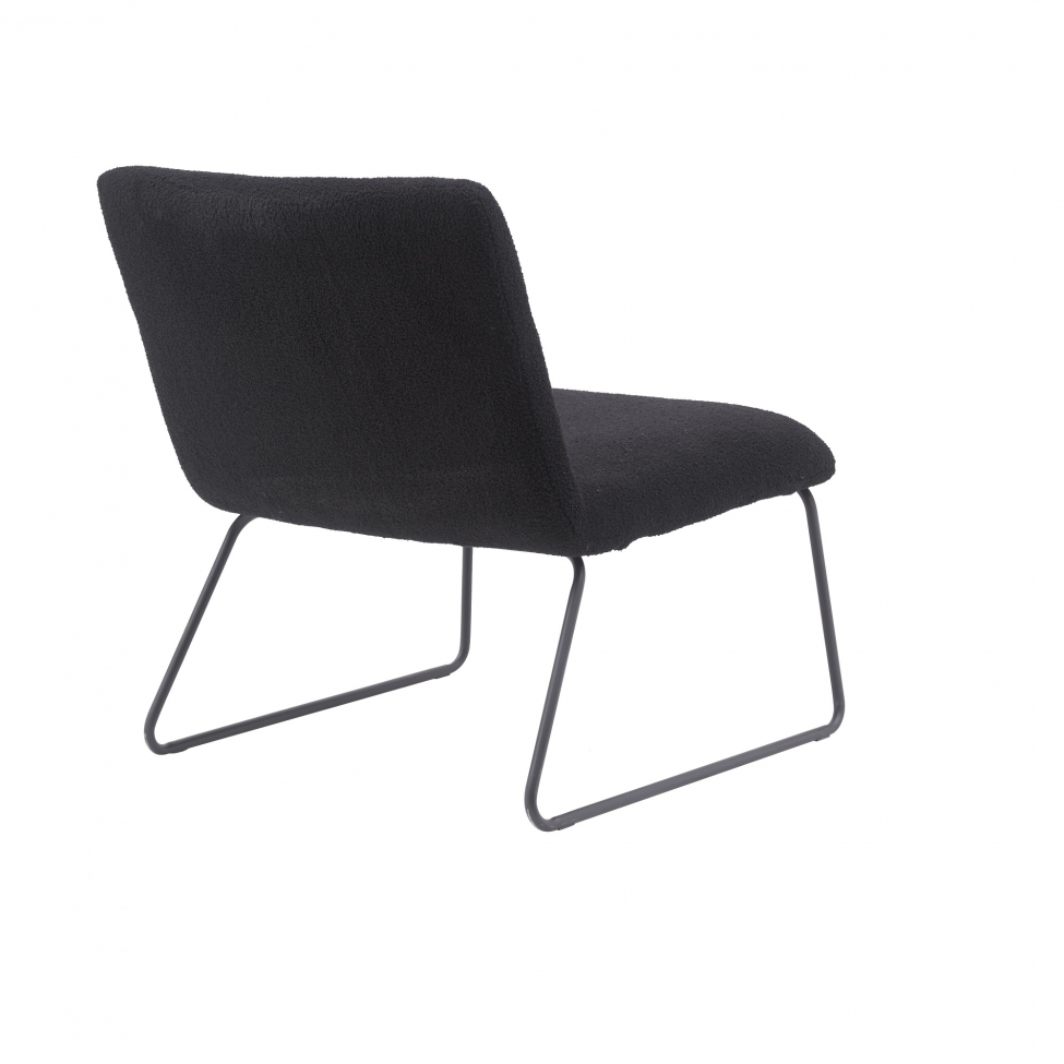 Fotel 'Chelsea' - Fekete/Teddy