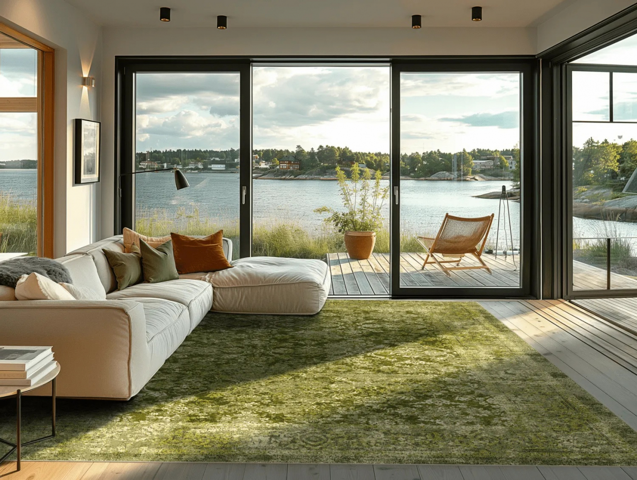 Wilton szőnyeg 'Denizli' 130x190cm - Zöld