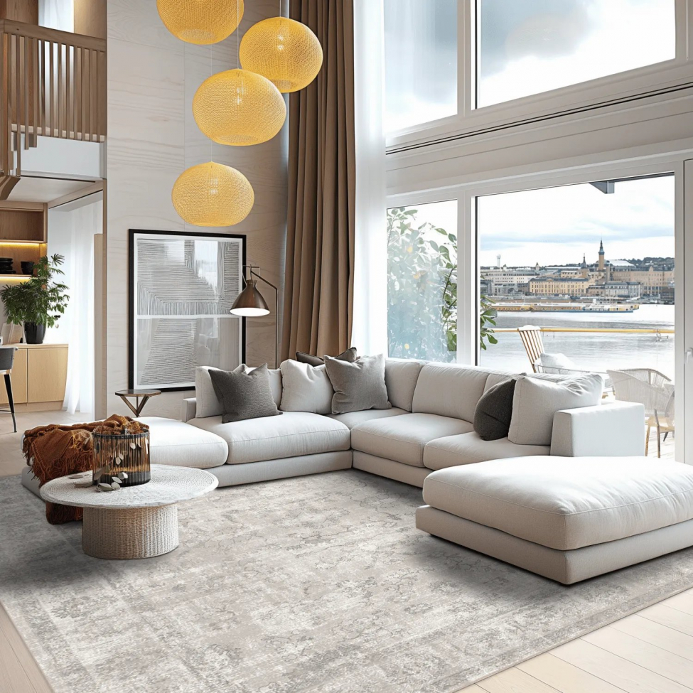 Wilton szőnyeg 'Gombalia' 240x340cm - Szürke