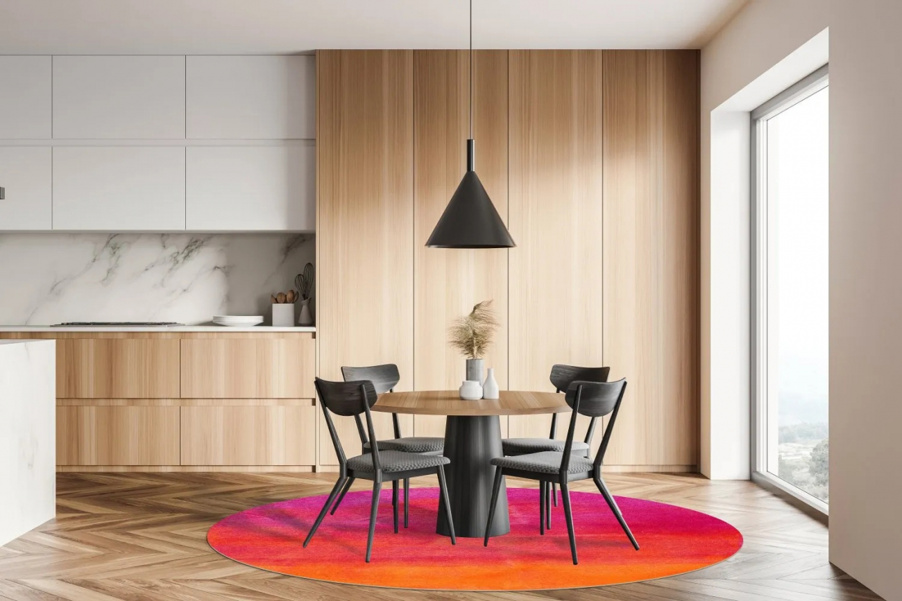 Kerek szőnyeg 'Moura' 120cm - Több színben