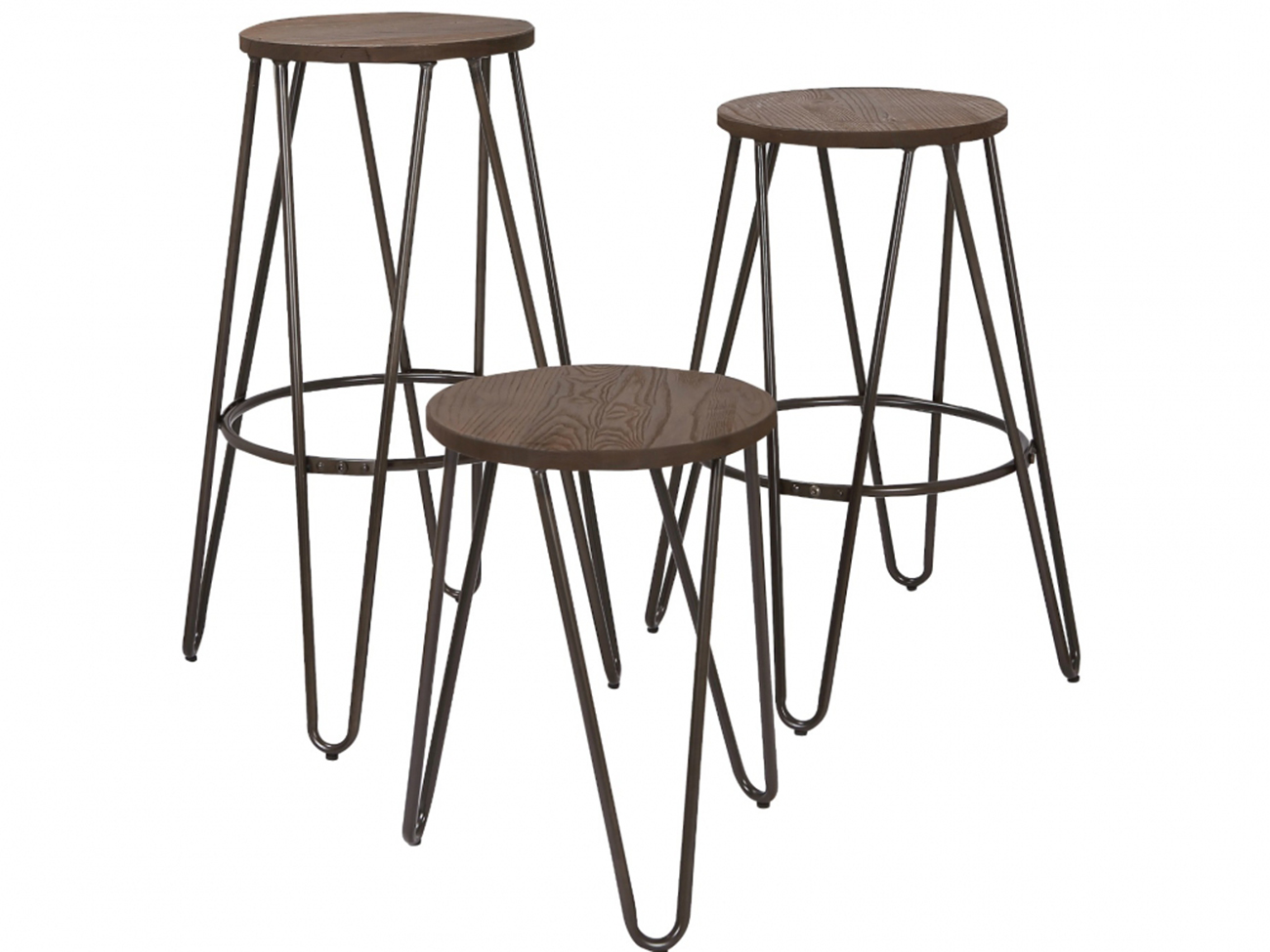 Pall 'Rustic' 45cm - Fa/Fém