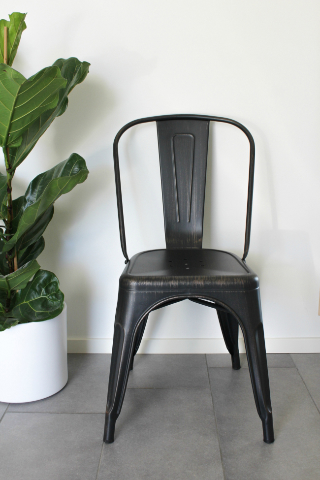 Szék 'Montmartre' - Fekete/Patina