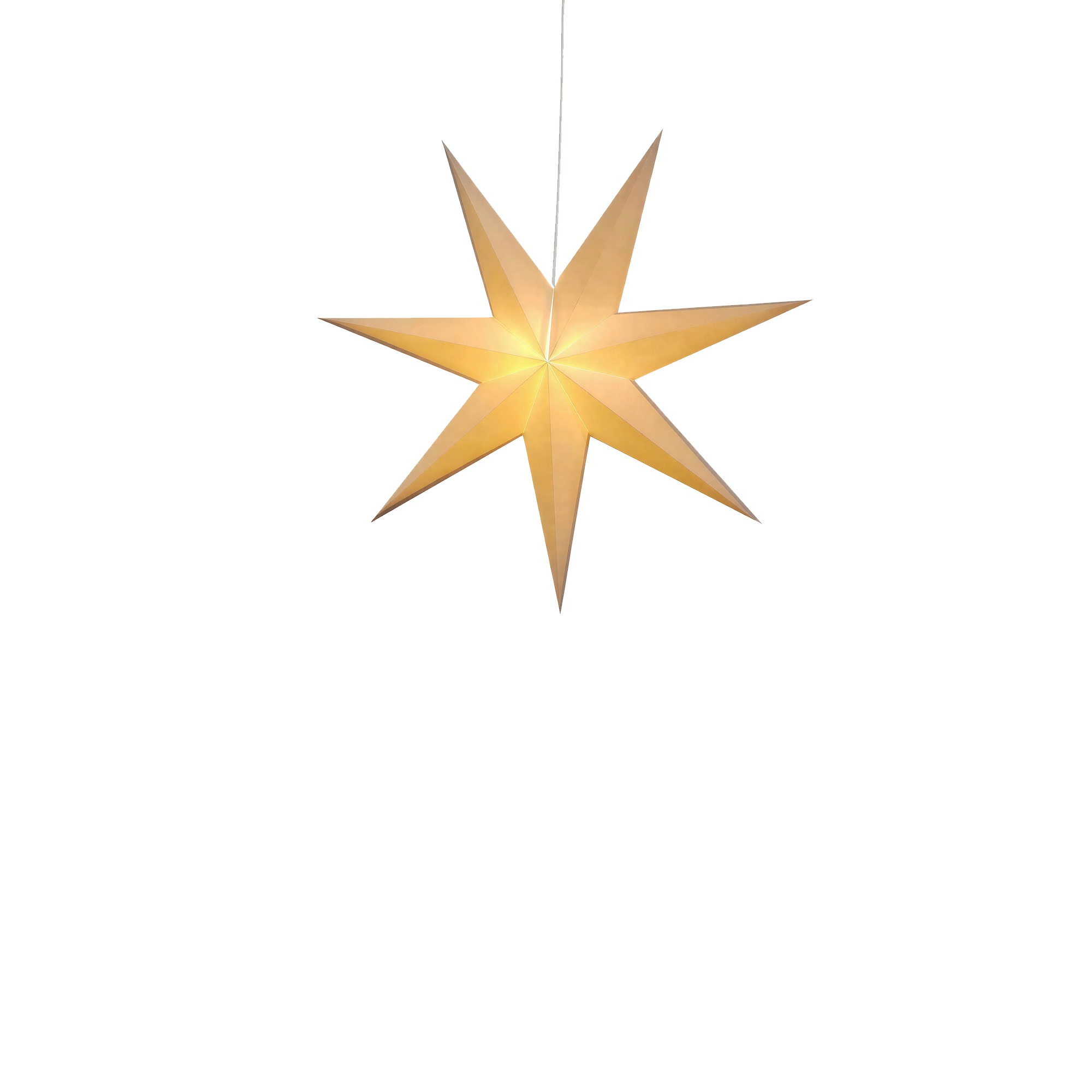 Adventi csillag 'Sally' 60cm - Feh&eacute;r