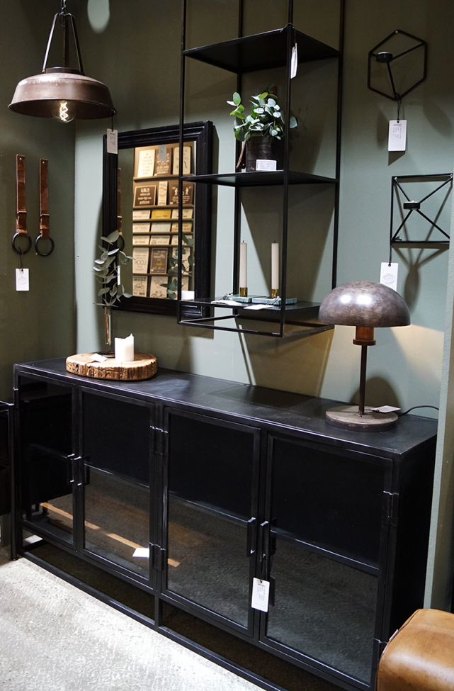 Polc 'Washington' - Fekete vas