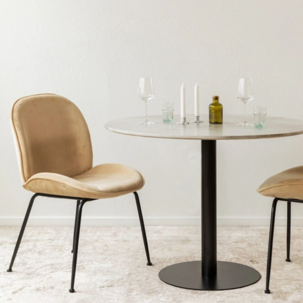 &Eacute;tteremcsoport 'Marbelous Lux' - 1 Asztal &Oslash;100 & 4 Sz&eacute;k