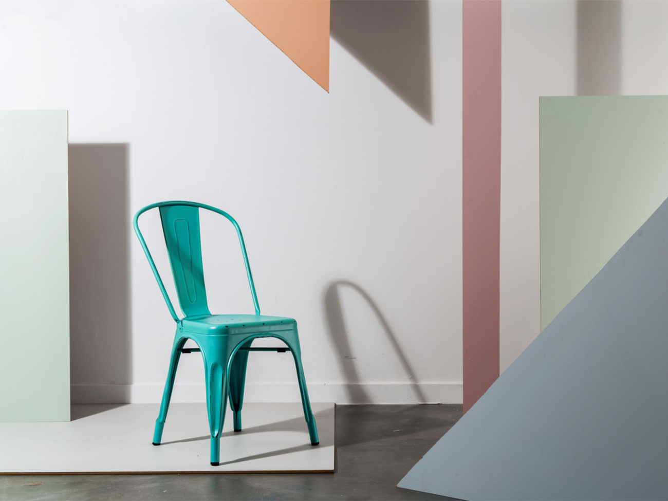 Montmartre szék - Vintage türkiz