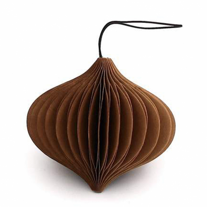 Karácsonyfadísz \'Onion\' - Világosbarna a csoportban Dekoráció / Dekoráció / Karácsonyi díszek nál Reforma (00438)