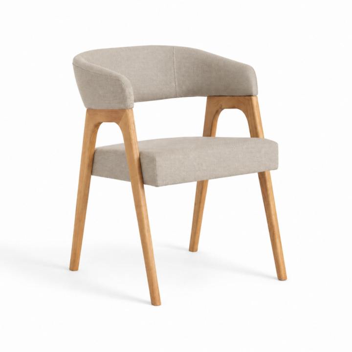 Szék \'Alba\' - Natúr/Szürke a csoportban Bútorok / Ülőbútorok / Székek nál Reforma (071-oak-beige)