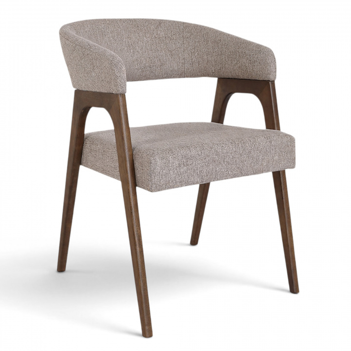 Szék \'Alba\' - Dió/Greige a csoportban Bútorok / Ülőbútorok / Székek nál Reforma (071-walnut-beige)