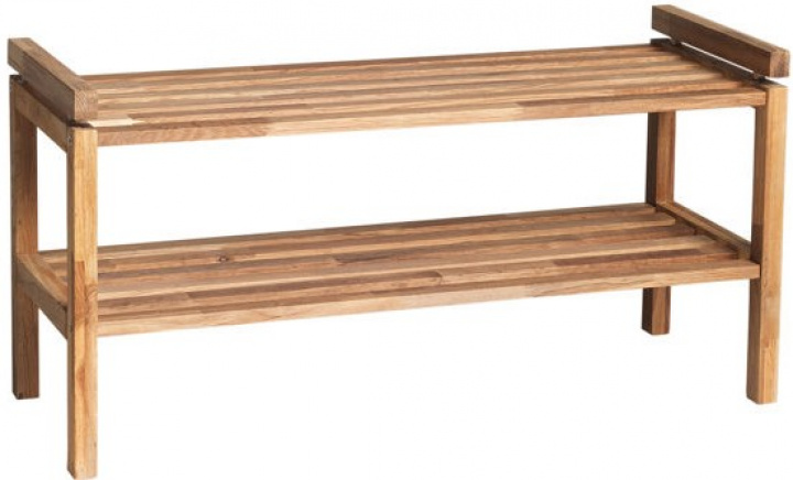 Skoställ \'Confetti\' 80cm - Tölgy a csoportban Bútorok / Polcok és tárolás / Kalap- és cipőtartók nál Reforma (103613)