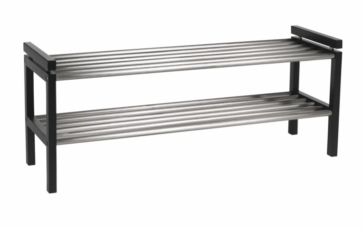 Cipőállvány \'Confetti\' 100cm - Fém/ Fekete a csoportban Bútorok / Polcok és tárolás / Kalap- és cipőtartók nál Reforma (103630)