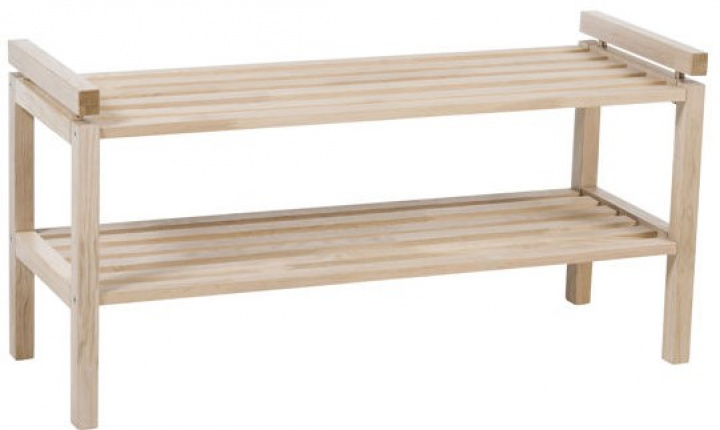 Cipőtartó \'Confetti\' 80cm - Fehér pigmentált a csoportban Bútorok / Polcok és tárolás / Kalap- és cipőtartók nál Reforma (103732)